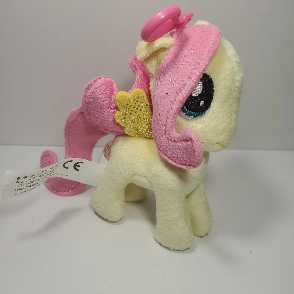 Aurora My Little Pony FLUTTERSHY Plush Keychain 5
